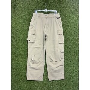MotoGP Official licensed Motorcycle Pants Womens 12 Beige Cargo Racing 32x29